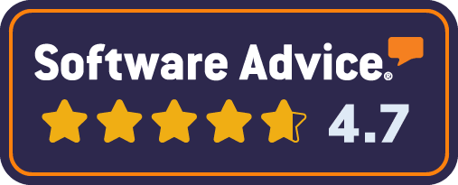 Software Advice badge with a 4.7-star rating