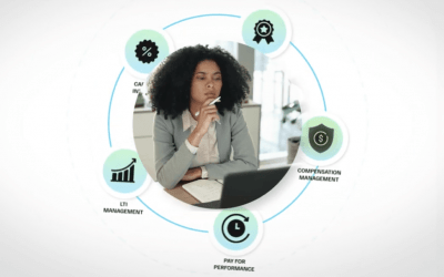 Video thumbnail of a woman on a video call surrounded by app icons