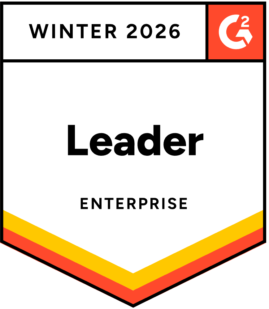 G2 Winter 2026 Enterprise Leader award badge for compensation management