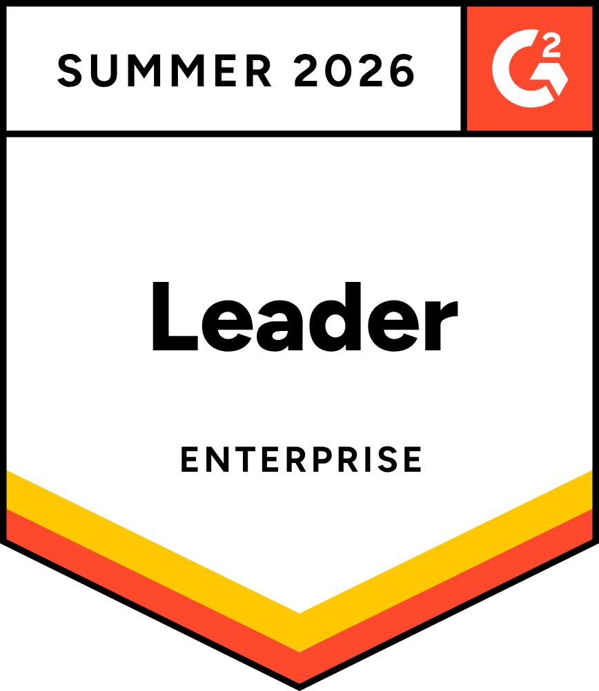 G2 Summer 2026 Enterprise Leader award badge